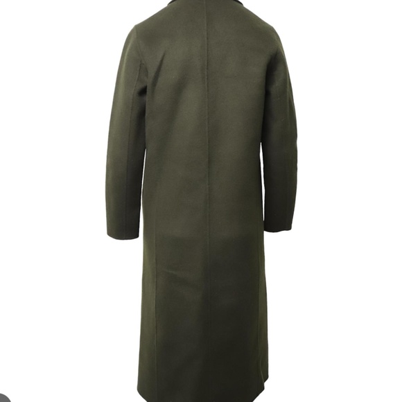 Maje long olive coat Size 36 Slim fit - Picture 4 of 4